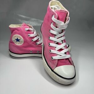 Converse Chuck Taylor All Star High Top Pink Sneakers Shoes Youth Size Youth 2